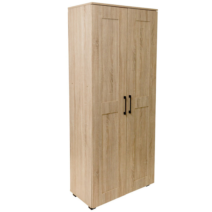 Montreal Cupboard 2 Door Tall - Light Sonoma Oak