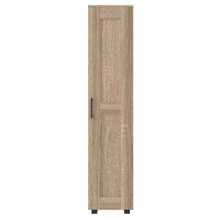 Montreal Cupboard Single Door Tall - Light Sonoma Oak