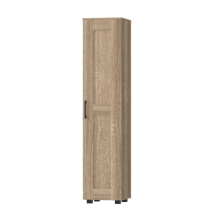 Montreal Cupboard Single Door Tall - Light Sonoma Oak