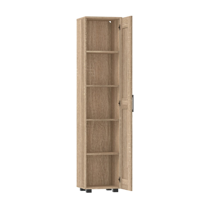 Montreal Cupboard Single Door Tall - Light Sonoma Oak