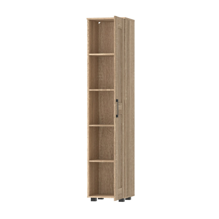 Montreal Cupboard Single Door Tall - Light Sonoma Oak