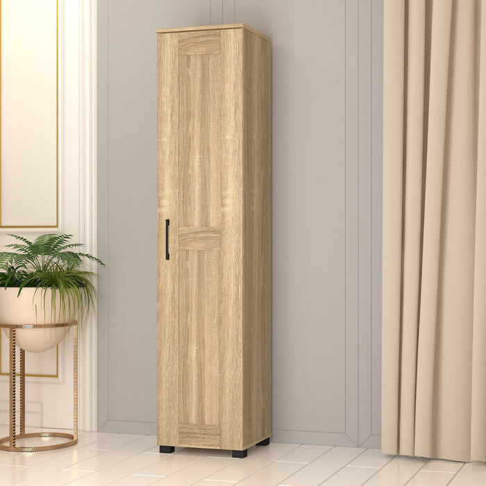 Montreal Cupboard Single Door Tall - Light Sonoma Oak