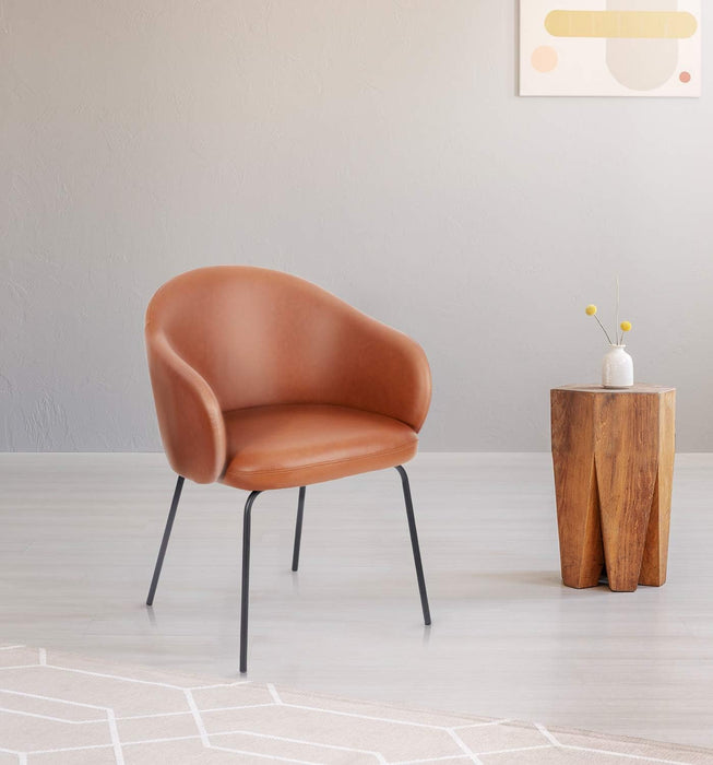 Modern Accent Pu Leather Dining Chair