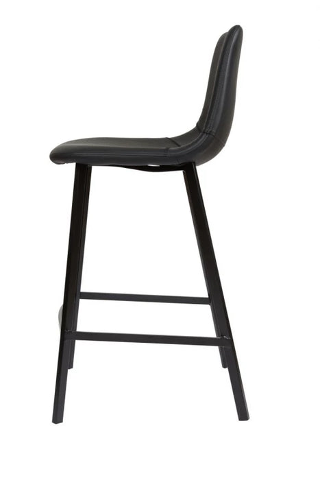 Hugo Bar Stool Black (Set of 2)