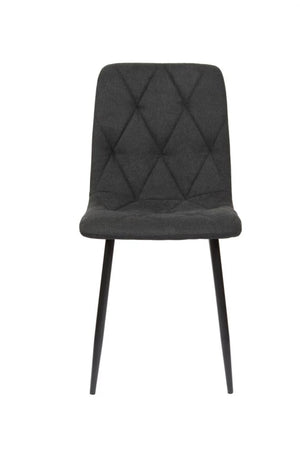 Galaxy Set of 2 Dining Chairs Charcoal (Set of 2)