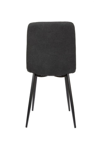 Galaxy Set of 2 Dining Chairs Charcoal (Set of 2)