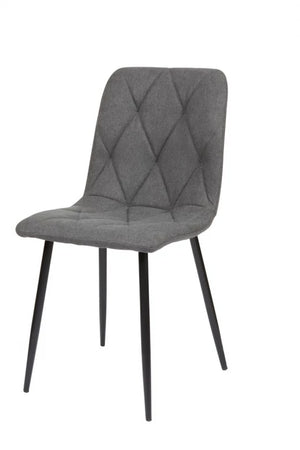 Galaxy Set of 2 Dining Chairs Grey (Set of 2)