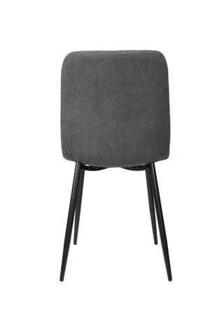 Galaxy Set of 2 Dining Chairs Grey (Set of 2)