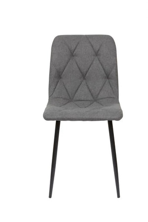 Galaxy Set of 2 Dining Chairs Grey (Set of 2)