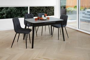 Mila Extension Dining Table Greystone Ceramic