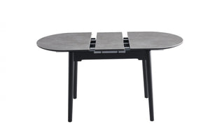 Gena Extension Dining Table Greystone Ceramic