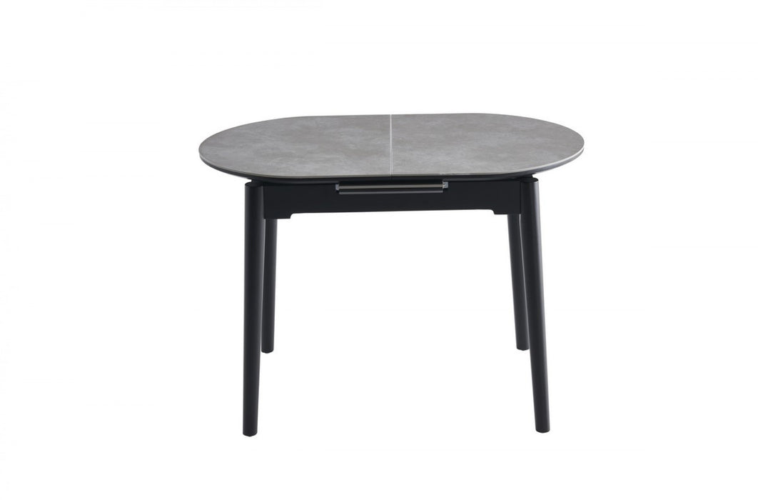 Gena Extension Dining Table Greystone Ceramic