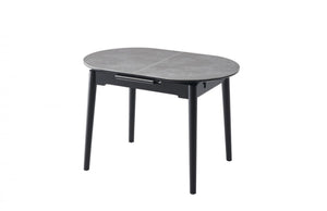 Gena Extension Dining Table Greystone Ceramic