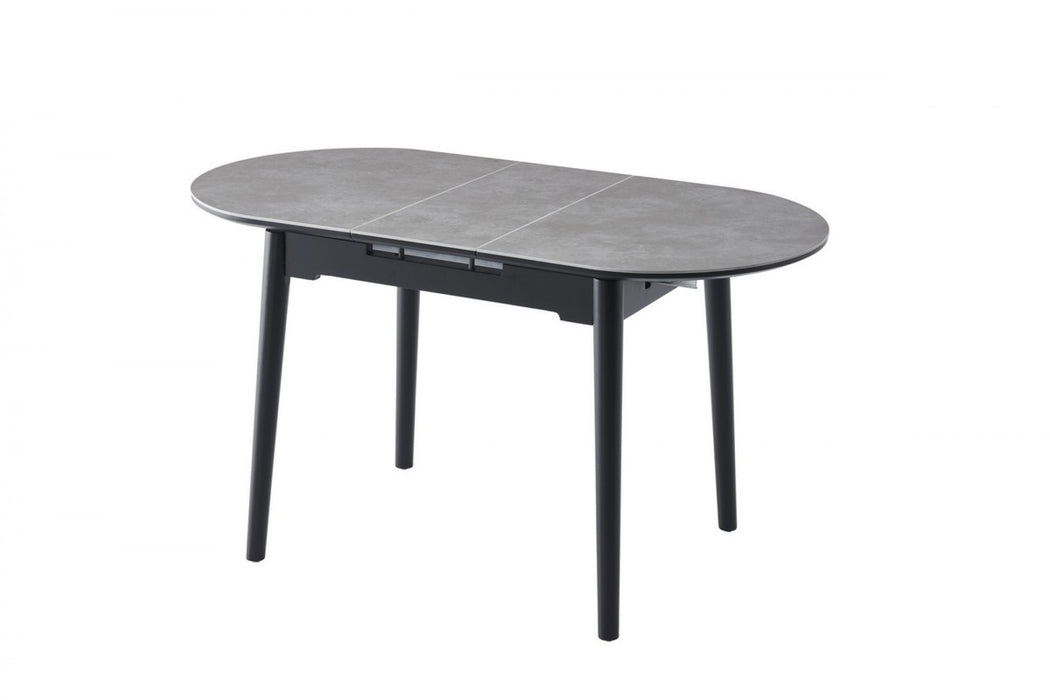 Gena Extension Dining Table Greystone Ceramic