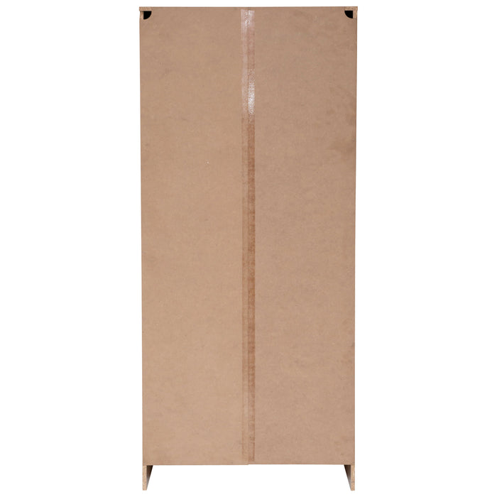Multi-Purpose Broom Cupboard 2 Door - Light Sonoma Oak