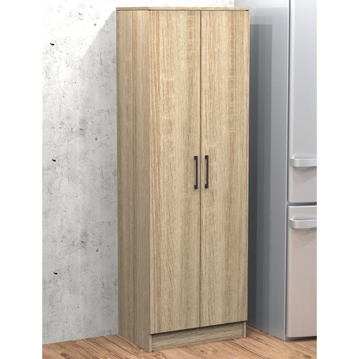 Multi-Purpose Cupboard 5 Tier - Light Sonoma Oak