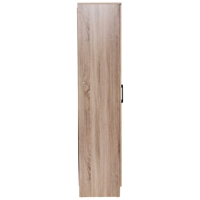 Multi-Purpose Cupboard 5 Tier - Light Sonoma Oak