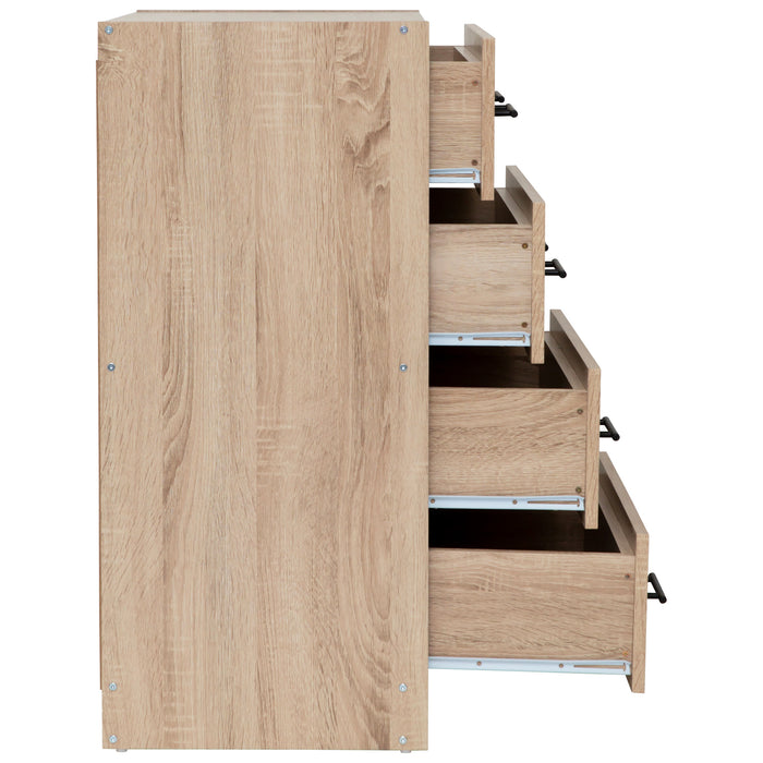 Drawer 4 Chest - Light Sonoma Oak