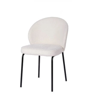 Sofia Dining Chairs Ivory Boucle Set of 2