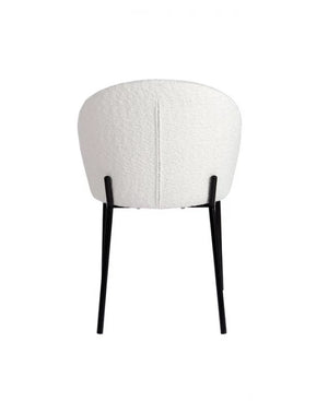 Sofia Dining Chairs Ivory Boucle Set of 2