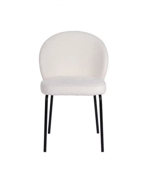 Sofia Dining Chairs Ivory Boucle Set of 2