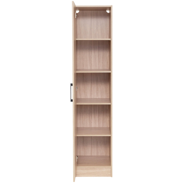 Multi-Purpose Cupboard Single Door - Light Sonoma Oak