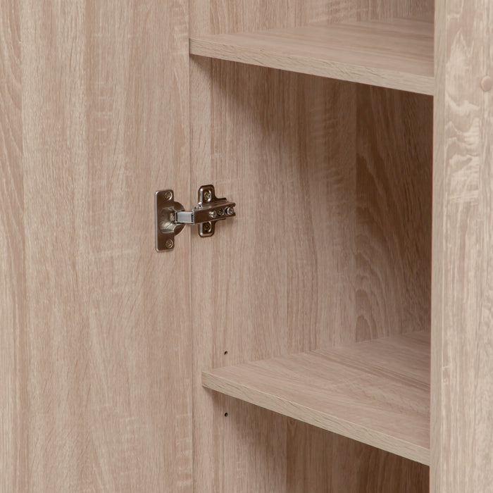 Multi-Purpose Cupboard Single Door - Light Sonoma Oak