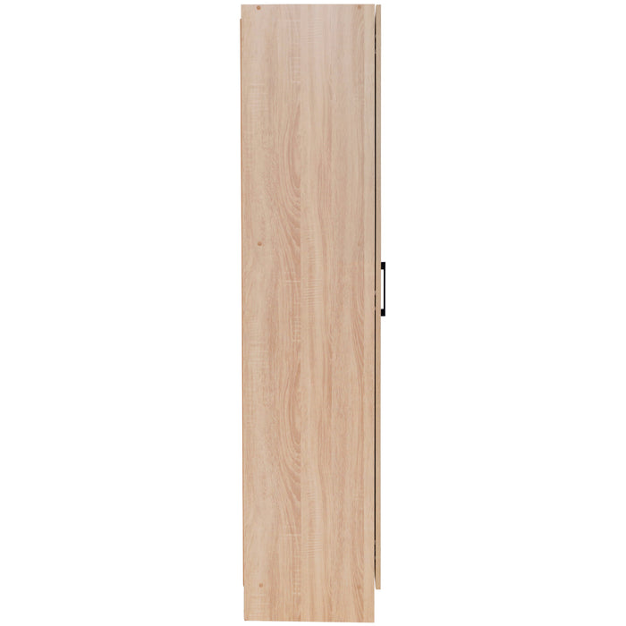 Multi-Purpose Cupboard Single Door - Light Sonoma Oak