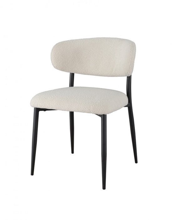 Milan Dining Chair Off White (Set of 2)