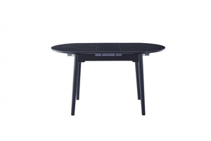 Gena Extension Dining Table Black Ceramic