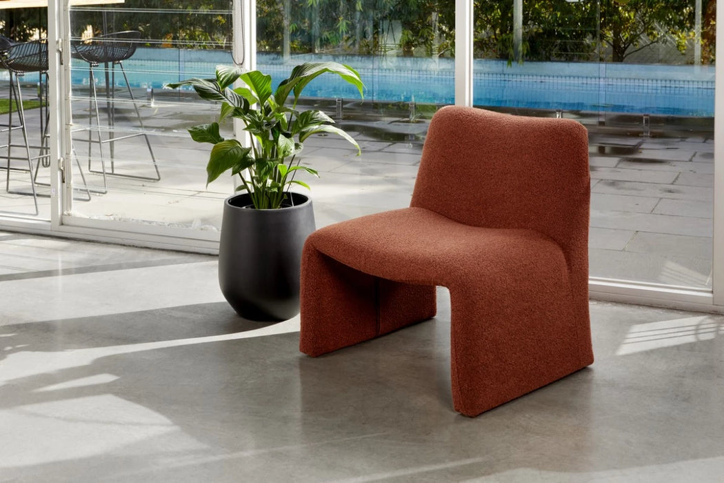 Calais Accent Chair Terracotta