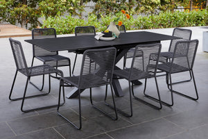 Lido Outdoor Chair Charcoal (Set of 2)