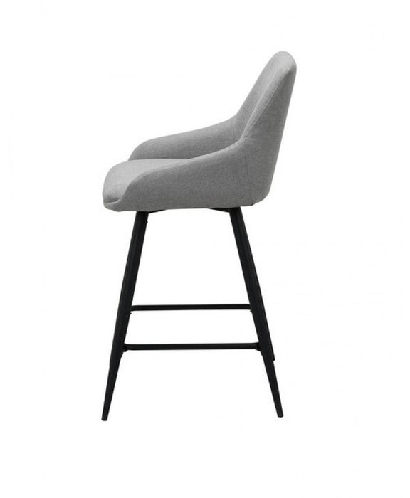 Ashton Bar Stool Silver Grey (Set of 2)