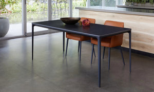 Magnate Dining Table Grey Stone Ceramic