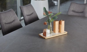 Magnate Dining Table Cement Ceramic