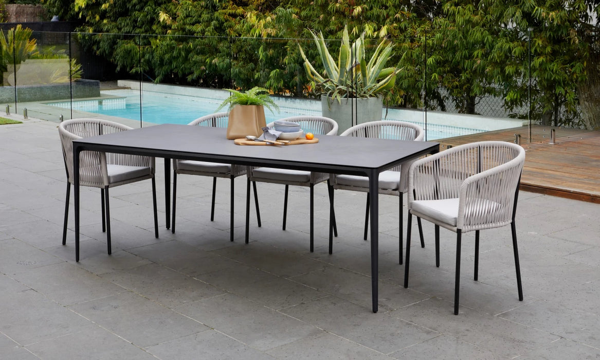 Magnate Large Dining Table Cement Ceramic