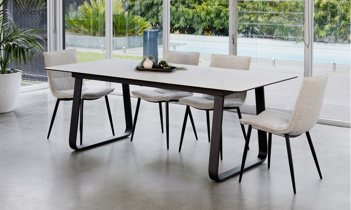 Toscana Large Dining Table Marmo Ceramic