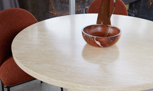 Tessa Round Dining Table French Fawn