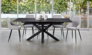 Venetti Extension Dining Table Blizzard Ceramic