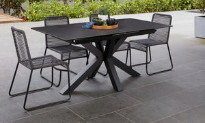 Venetti Extension Dining Table Blizzard Ceramic