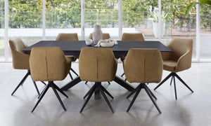 Venetti Extension Dining Table Blizzard Ceramic