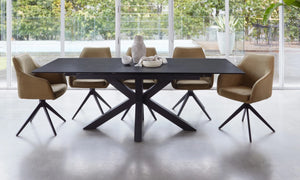 Venetti Extension Dining Table Blizzard Ceramic