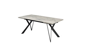 Cyprus Extension Dining Table Cloudy Ceramic