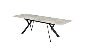 Cyprus Extension Dining Table Cloudy Ceramic