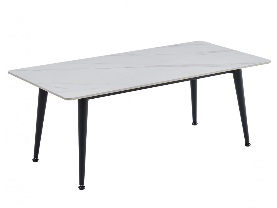 Benjamin Coffee Table Snow White Ceramic