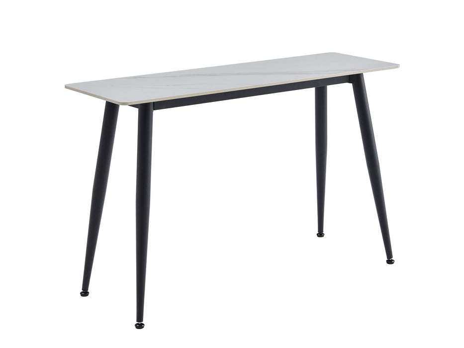 Benjamin Console Table Snow White Ceramic