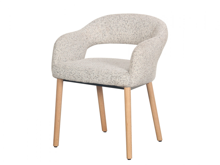 Carven Dining Chair Sand / Natural Leg (Set of 2)