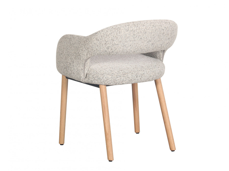 Carven Dining Chair Sand / Natural Leg (Set of 2)