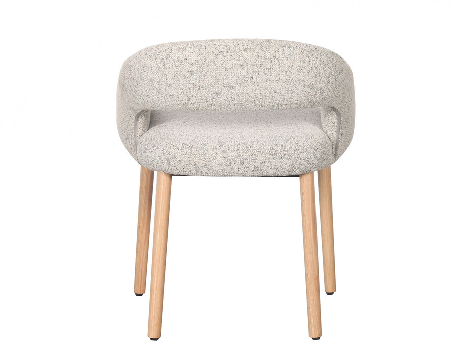 Carven Dining Chair Sand / Natural Leg (Set of 2)