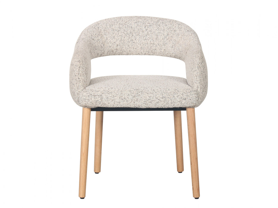 Carven Dining Chair Sand / Natural Leg (Set of 2)